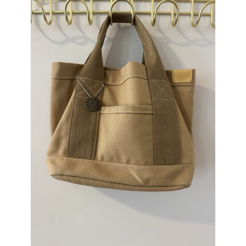 Rose Noire Canvas Tote Bag